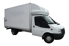 Van Hire Newmains - Ford Luton Box Tail Lift - Van hire Newmains